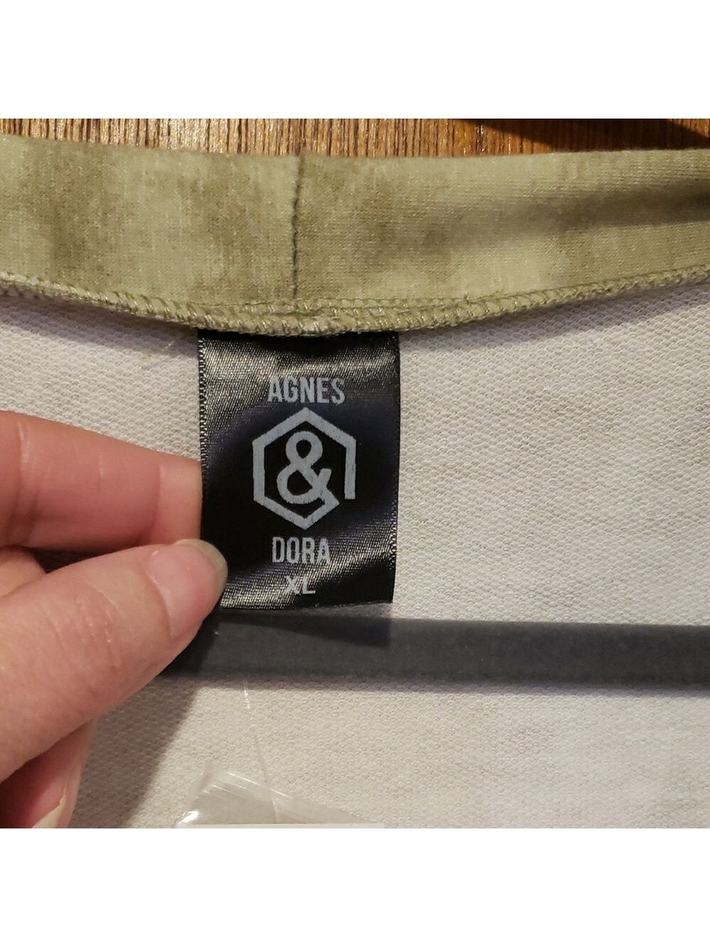 Agnes & Dora Olive Green Tie-Dye Cardigan - Picture 2 of 9